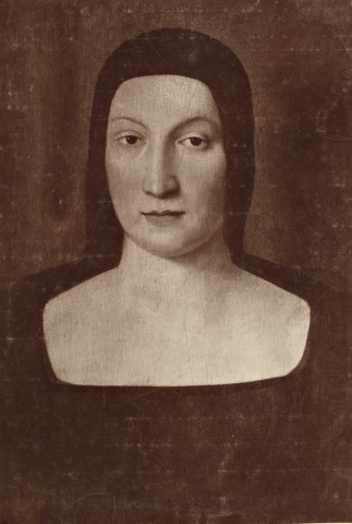 Anonimo — Sanzio Raffaello - sec. XVI - Ritratto di Emilia Pia da Montefeltro — insieme